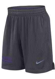 Nike K-State Wildcats Mens Anthracite DriFIT Mesh Shorts