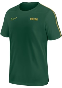 Nike Baylor Bears Green DriFIT Coach UV Short Sleeve T Shirt