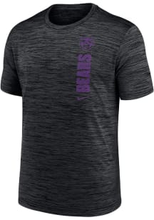 Nike Central Arkansas Bears Black Team Issue Velocity Short Sleeve T Shirt