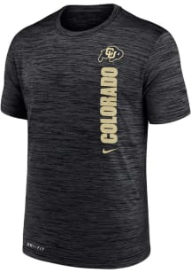 Nike Colorado Buffaloes Grey Team Issue Velocity Short Sleeve T Shirt
