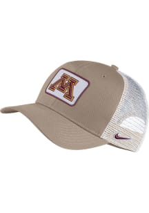 Nike Minnesota Golden Gophers C99 Trucker Adjustable Hat - Khaki
