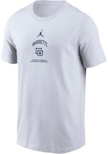 Nike Marquette Golden Eagles White Team Short Sleeve T Shirt