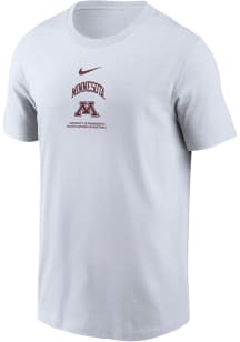 Nike Minnesota Golden Gophers White Team Short Sleeve T Shirt