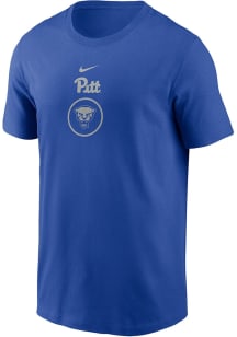 Nike Pitt Panthers Blue Practice Dri-FIT Basketball Short Sleeve T Shirt