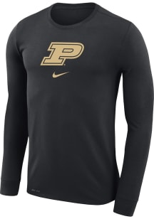 Nike Purdue Boilermakers Black Shooting Shirt Dri-FIT Long Sleeve T-Shirt