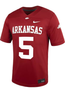 Nike Arkansas Razorbacks Red Game Replica Football Jersey