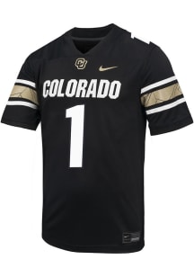 Nike Colorado Buffaloes Black Game Replica Alternate Football Jersey