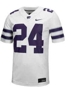 Nike K-State Wildcats White Game Replica Football Jersey