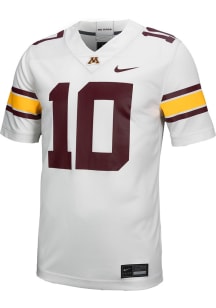 Nike Minnesota Golden Gophers White Game Replica Football Jersey