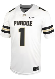 Nike Purdue Boilermakers White Game Replica Football Jersey