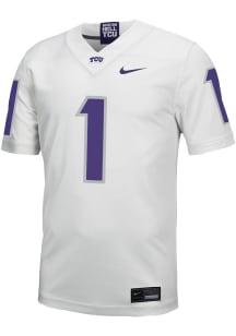 Nike TCU Horned Frogs White Game Replica Football Jersey
