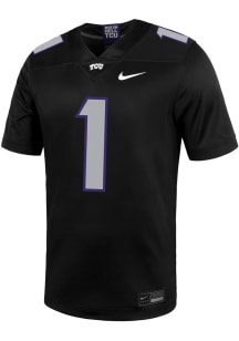 Nike TCU Horned Frogs Black Game Replica Football Jersey