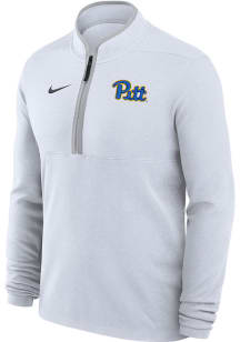 Nike Pitt Panthers Mens White Victory Long Sleeve Qtr Zip Pullover