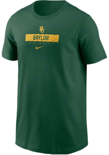 Nike Baylor Bears Youth Green Team Issue 24 Design Short Sleeve T-Shirt