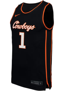 Nike Oklahoma State Cowboys Black Replica Jersey