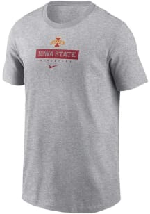 Nike Iowa State Cyclones Toddler Grey Team Issue 24 Short Sleeve T-Shirt