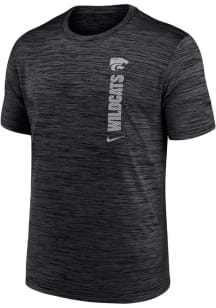 Nike K-State Wildcats Youth Black Velocity 24 Short Sleeve T-Shirt