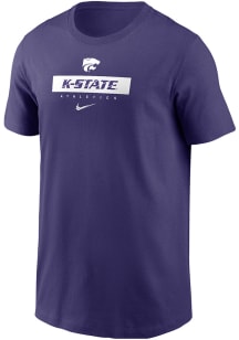 Nike K-State Wildcats Youth Purple Team Issue 24 Short Sleeve T-Shirt