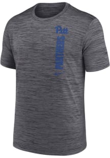 Nike Pitt Panthers Youth Grey Velocity 24 Short Sleeve T-Shirt