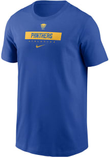 Nike Pitt Panthers Youth Blue Team Issue 24 Short Sleeve T-Shirt