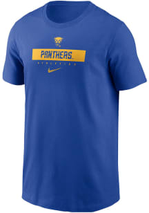 Nike Pitt Panthers Boys Blue Team Issue 24 Short Sleeve T-Shirt