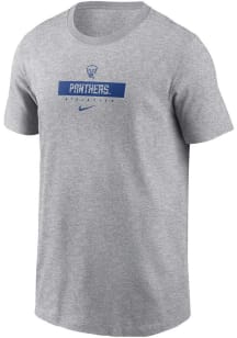 Nike Pitt Panthers Toddler Grey Heather Team Issue 24 Short Sleeve T-Shirt