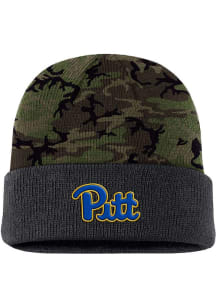 Nike Pitt Panthers Green Camo Terra Beanie Mens Knit Hat