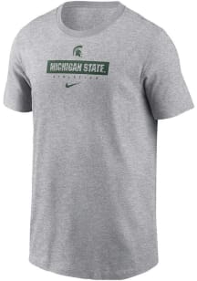 Nike Michigan State Spartans Toddler Grey Team Issue 24 Short Sleeve T-Shirt