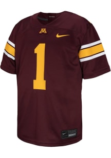 Nike Minnesota Golden Gophers Youth Maroon Replica No 1 Football Jersey