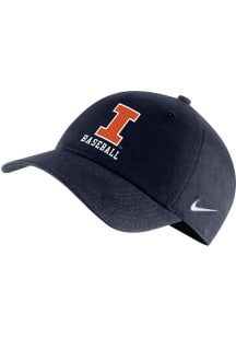Nike Illinois Fighting Illini H86 Signature Adjustable Hat - Navy Blue