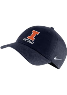 Nike Illinois Fighting Illini H86 Deluxe Adjustable Hat - Navy Blue