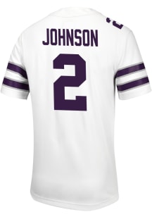 Avery Johnson  Nike K-State Wildcats White Player Game Name And Number Football Jersey