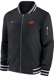 Mens Oklahoma State Cowboys Nike Mens Sideline Gameday Heavyweight Jacket - Black