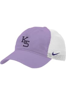 Nike K-State Wildcats Script Washed Trucker H86 Adjustable Hat - Lavender