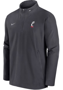 Nike Cincinnati Bearcats Mens Anthracite Sideline Coach Gameday Light Weight Jacket