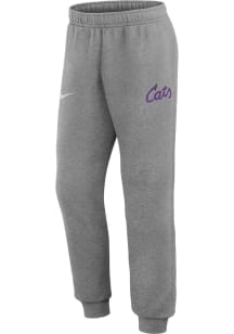 Nike K-State Wildcats Mens Grey Club Fleece Sweatpants