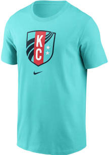 Nike KC Current Teal Core Cotton Short Sleeve T Shirt