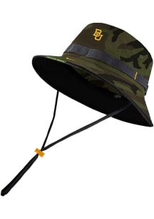 Nike Baylor Bears Mens Green Logo Sideline Boonie Flex Hat