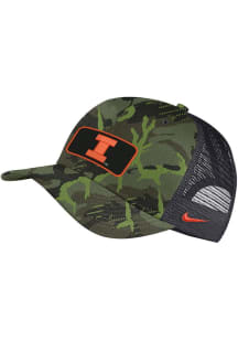 Nike Illinois Fighting Illini Trucker C99 Adjustable Hat - Green