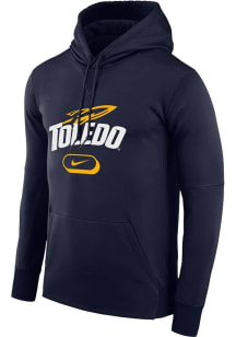 Nike Toledo Rockets Mens Navy Blue Therma Essential Hood