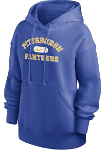 Nike Pitt Panthers Womens Blue Phoenix Fleece Hooded Sweatshirt