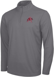 Nike Arkansas Razorbacks Mens Black Vault Jumping Hog Logo Intensity Long Sleeve Qtr Zip Pullover