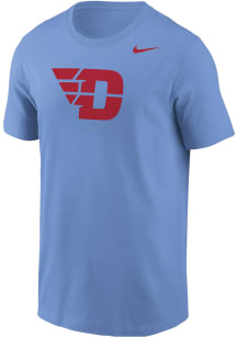 Nike Dayton Flyers Light Blue Primary Team Logo Short Sleeve T Shirt