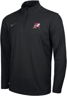 Nike Arkansas Razorbacks Mens Black Vault Leaning Hog Logo Intensity Long Sleeve Qtr Zip Pullover