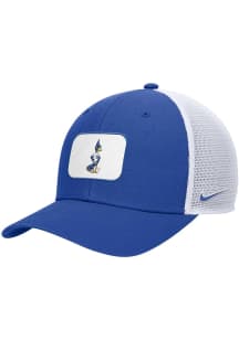 Nike Creighton Bluejays RETRO PATCH TRUCKER Adjustable Hat - Blue