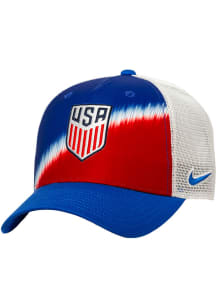 Nike USMNT Printed Trucker Adjustable Hat - Blue