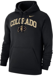 Nike Colorado Buffaloes Mens Black Arch Mascot Long Sleeve Hoodie