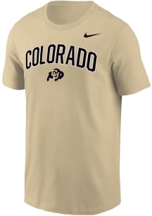 Nike Colorado Buffaloes Gold Vault Arch Mascot Short Sleeve T Shirt