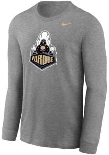 Nike Purdue Boilermakers Grey Alt Mascot Legend Long Sleeve T-Shirt