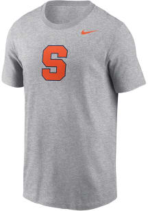 Nike Syracuse Orange Grey Primary Logo Legend Short Sleeve T Shirt